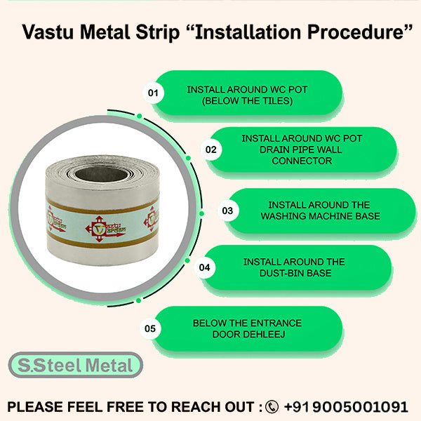 Destiny Star Stores 8 FEET 1 INCH STAINLESS STEEL STRIP