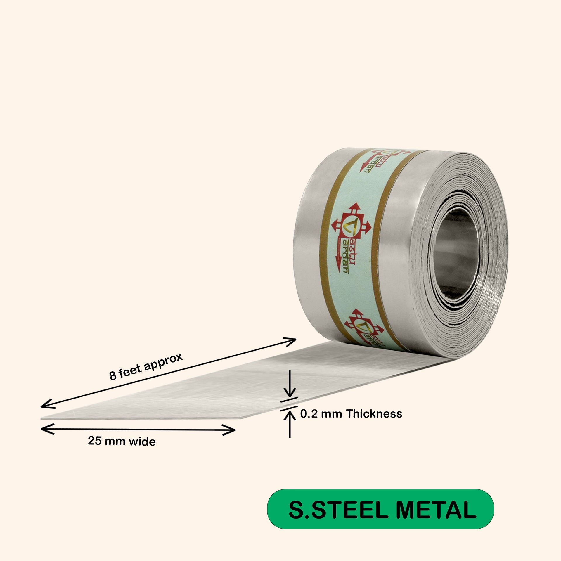Destiny Star Stores 8 FEET 1 INCH STAINLESS STEEL STRIP