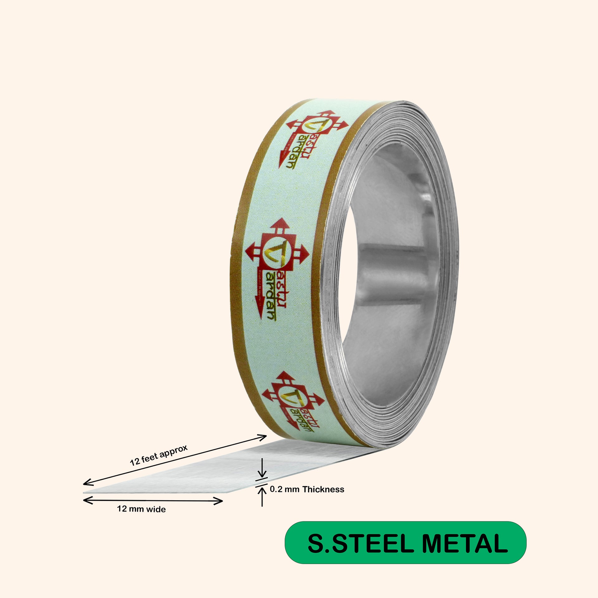 Destiny Star Stores 12 FEET 0.5 INCH STAINLESS STEEL STRIP