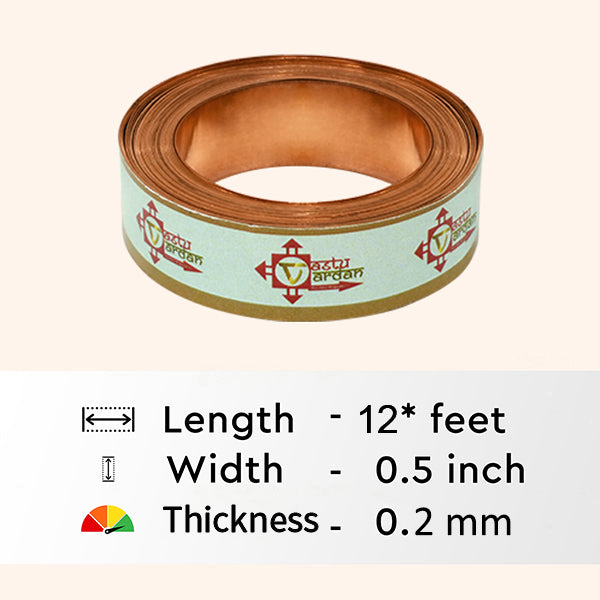 Destiny Star Stores 12 FEET 0.5 INCH COPPER STRIP