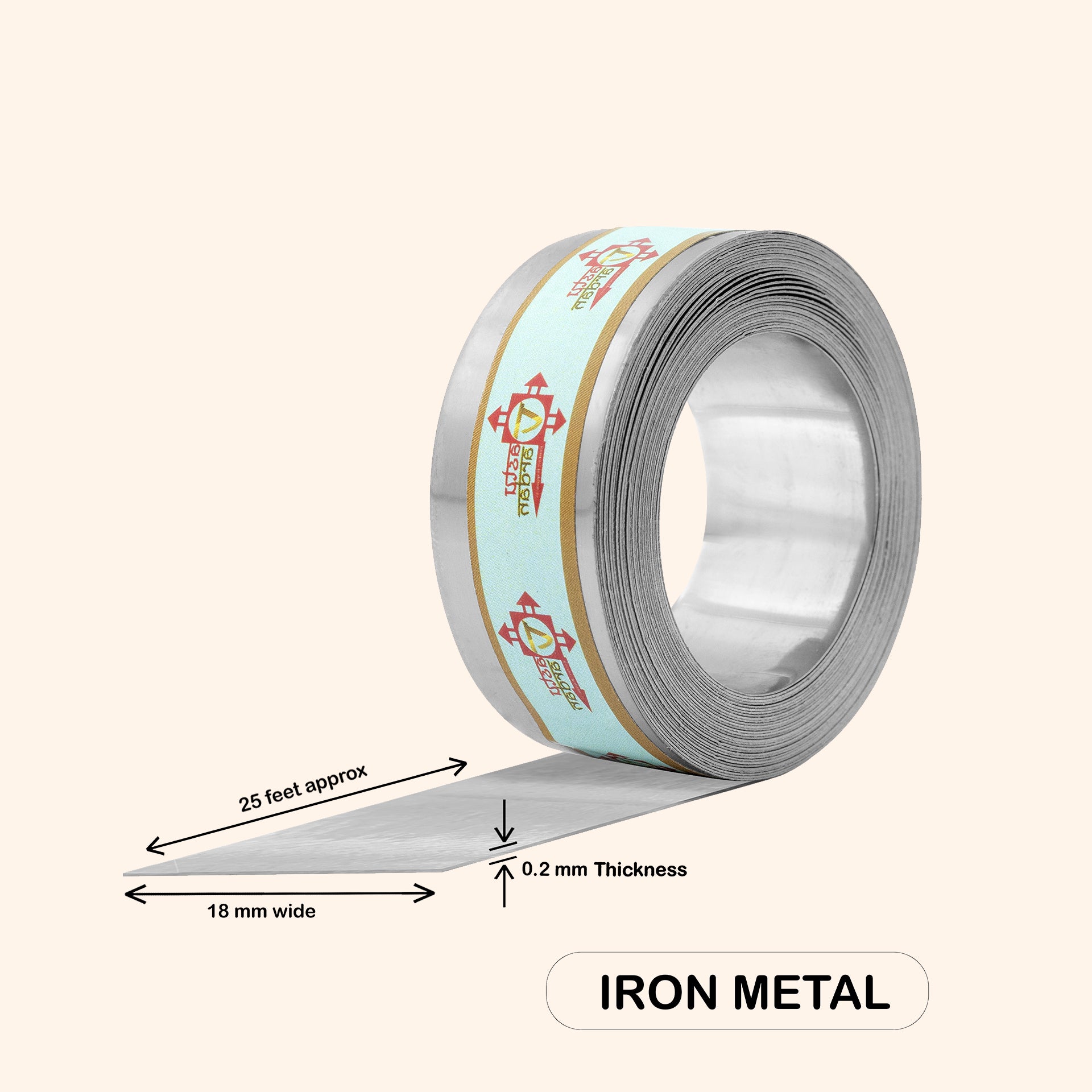 Destiny Star Stores 25 FEET 0.75 INCH IRON STRIP