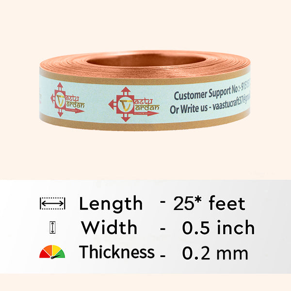 Destiny Star Stores 25 FEET 0.5 INCH COPPER STRIP