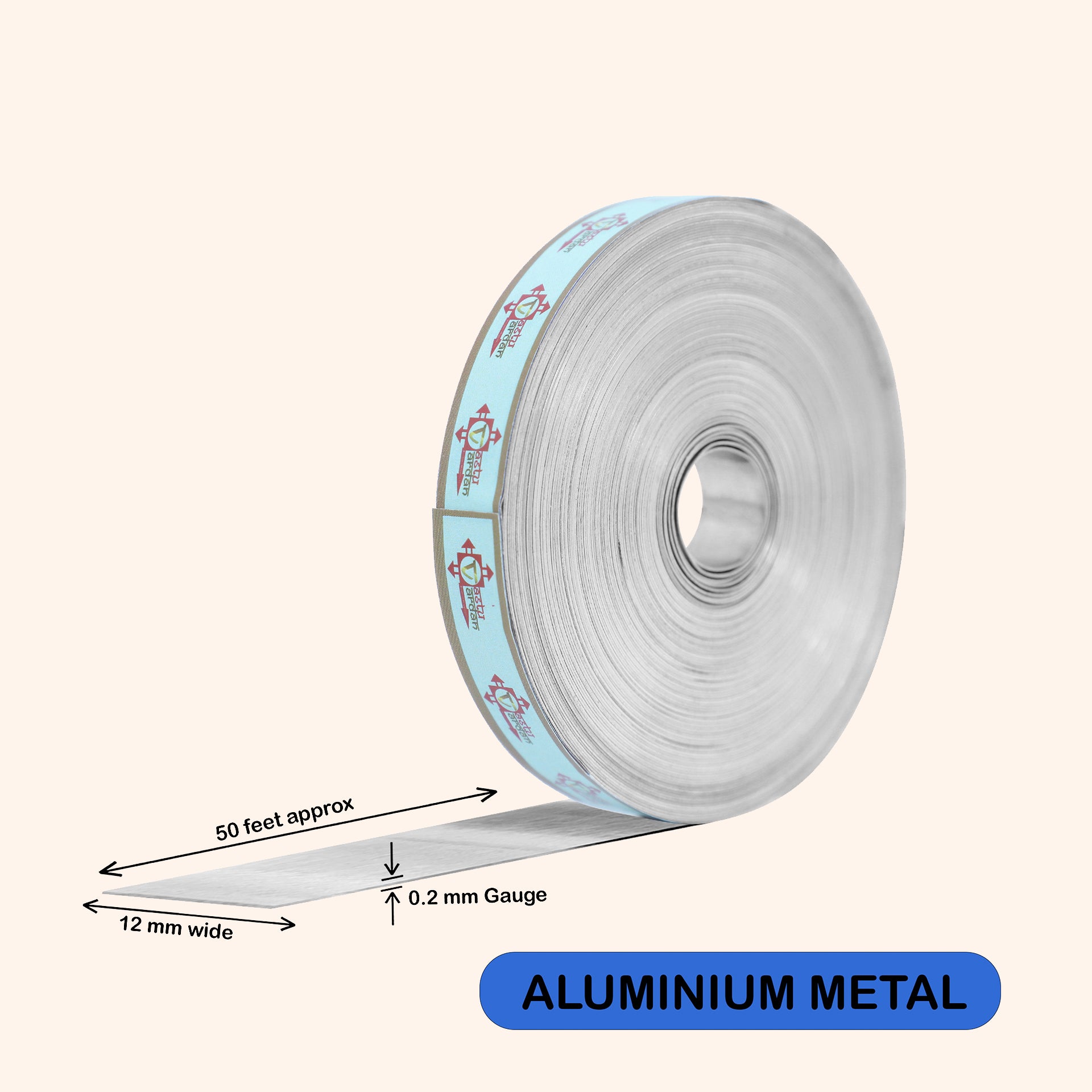 Destiny Star Stores 50 FEET 0.5 INCH ALUMINIUM STRIP