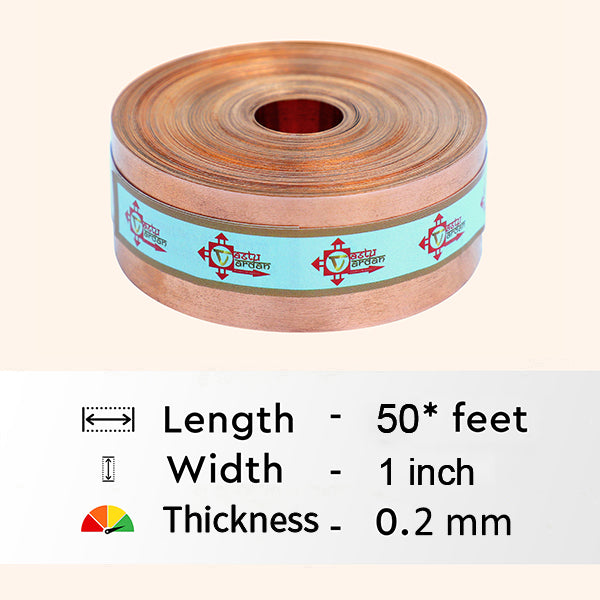 Destiny Star Stores 50 FEET 1 INCH COPPER STRIP
