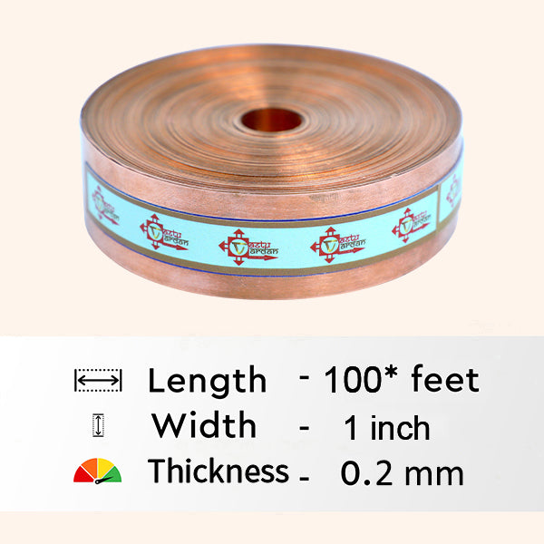 Destiny Star Stores 100 FEET 1 INCH COPPER STRIP
