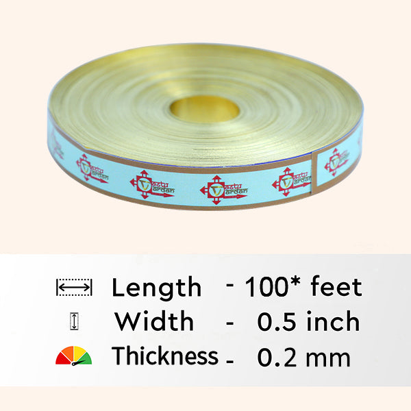 Destiny Star Stores 100 FEET 0.5 INCH BRASS STRIP
