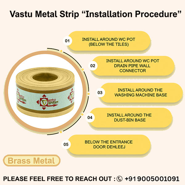 Destiny Star Stores 8 FEET 0.75 INCH BRASS STRIP