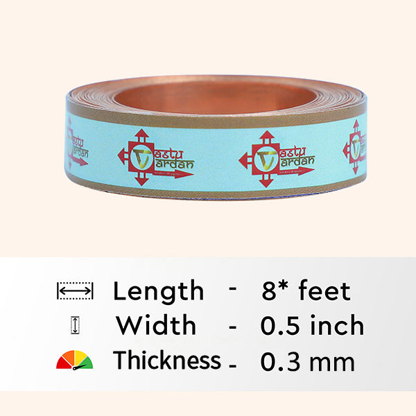 Destiny Star Stores 8 FEET 0.5 INCH COPPER STRIP