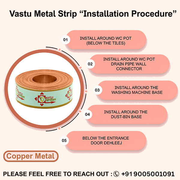Destiny Star Stores 8 FEET 0.5 INCH COPPER STRIP