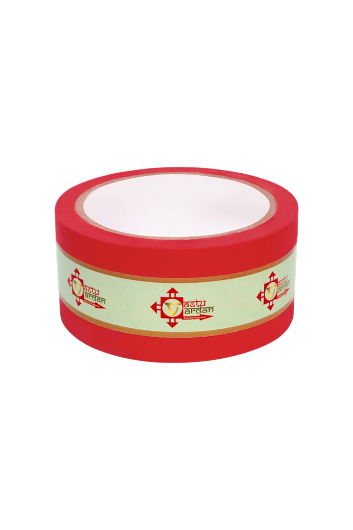 RED VASTU CORRECTION TAPE | 2 INCH | LENGTH- 16 METER APPROX | TOILET VASTU REMEDY | PACK OF 1