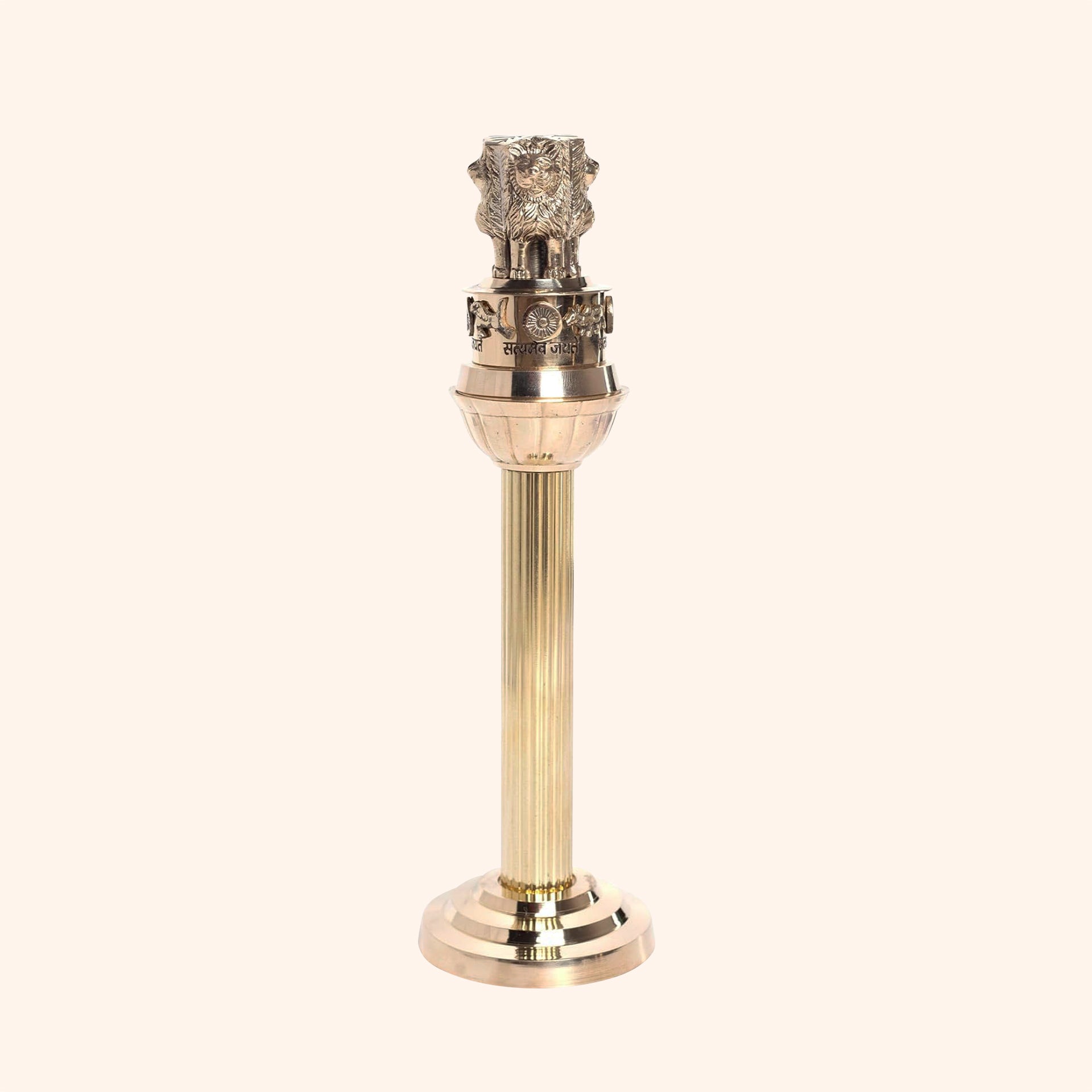 Destiny Star Stores 13 INCH BRASS ASHOKA PILLAR