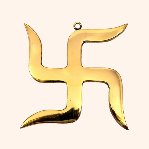 Destiny Star Stores 9 INCH BRASS SWASTIK