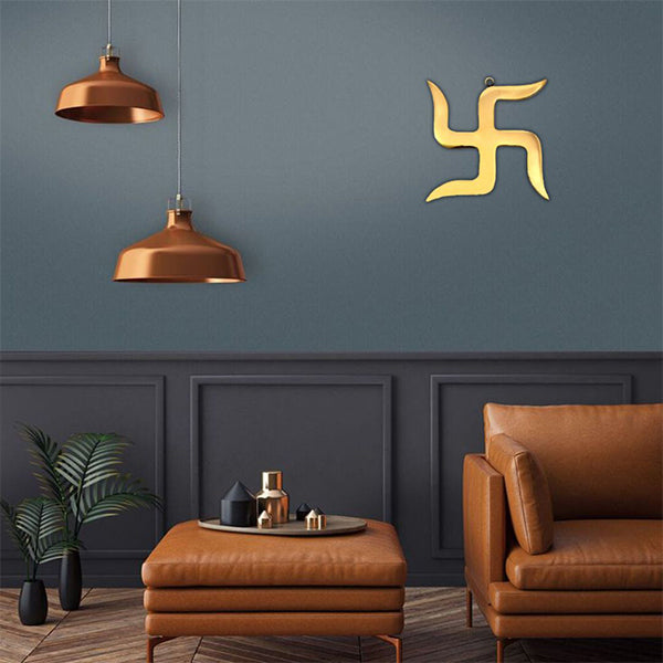 Destiny Star Stores 9 INCH BRASS SWASTIK