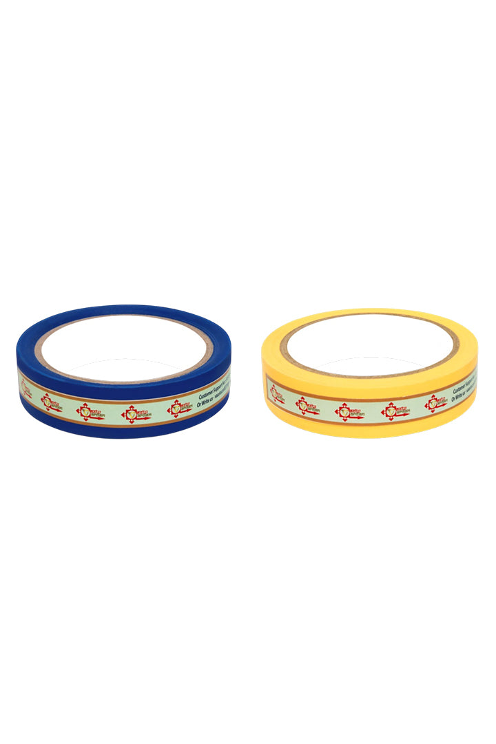 BLUE AND YELLOW TAPE | 1 INCH | LENGTH- 16 METER APPROX | TOILET CORRECTION| VASTU TAPE REMEDY |PACK OF 2 |