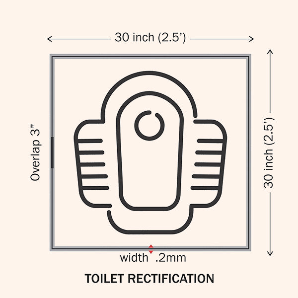 WHITE AND GREEN TAPE | 3 INCH | LENGTH- 16 METER APPROX | TOILET CORRECTION| VASTU TAPE REMEDY |PACK OF 2