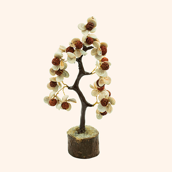 GOMATI CHAKRA WITH RUDRAKSHA TREE 100 BEADS -  Divine Energy, Protection & Prosperity