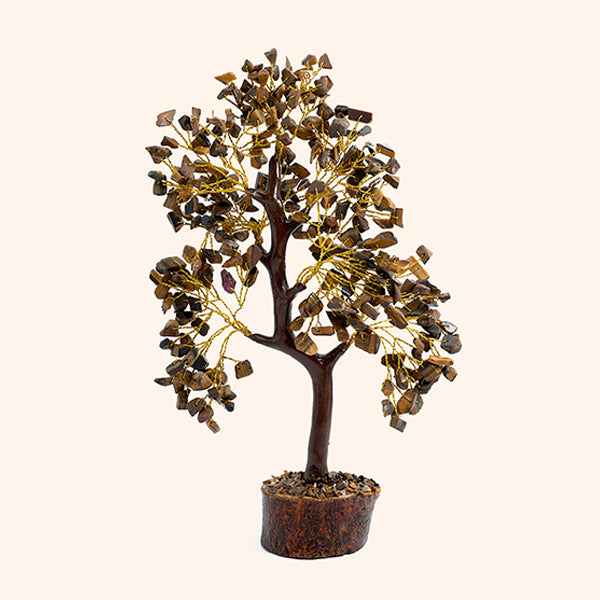 TIGER EYE TREE 300 BEADS  - For Confidence-Boosting &  Home And Office Decor
