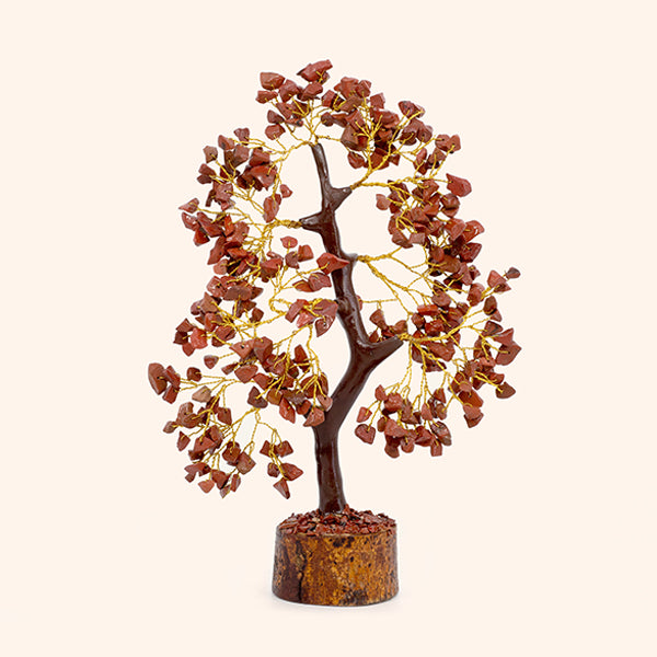 RED JASPER TREE 300 BEADS -  Strength, Stability & Grounding Energy