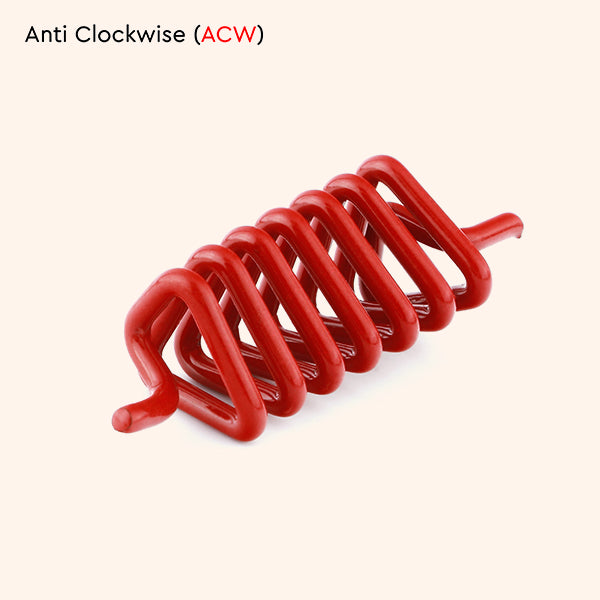 RED ANTI-CLOCKWISE SPRING SET 6