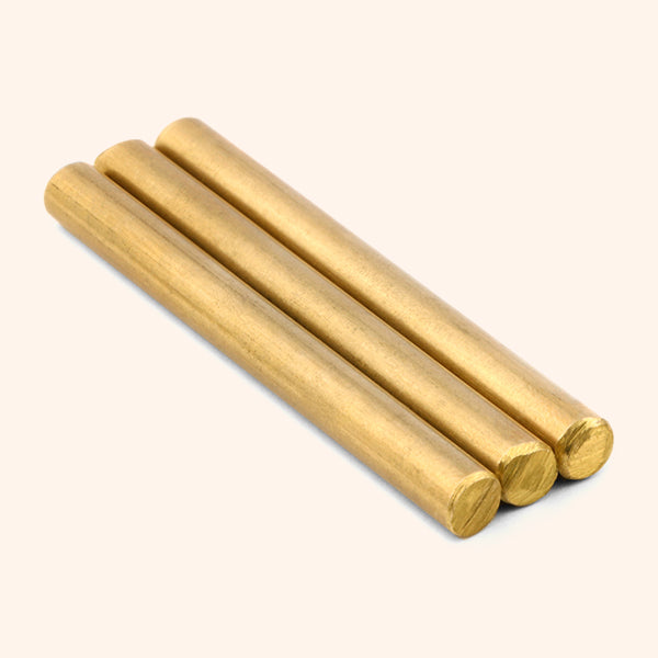Destiny Star Stores BRASS ROUND STUD 3 INCH 8 MM SET 3