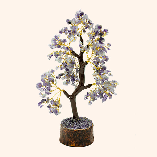 AMETHYST  TREE  300  BEADS -  Tree for Calmness &  Positive Energy