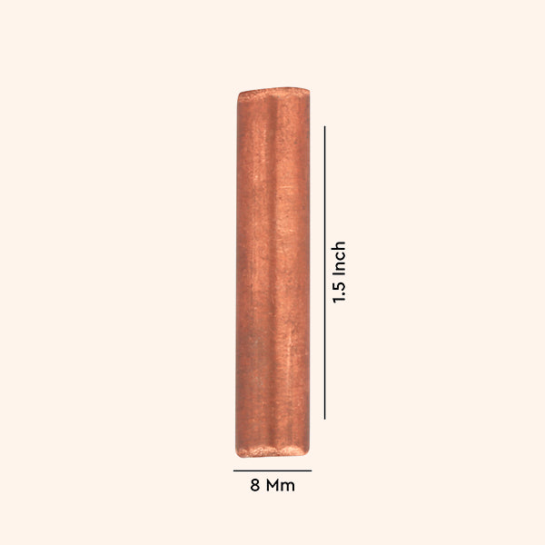 VASTU COPPER ROUND STUD 1.5 INCH 8 MM SET 6