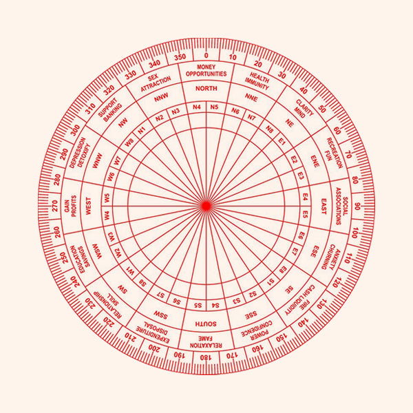 Destiny Star Stores RED PLAIN SHAKTI CHAKRA 7 INCH