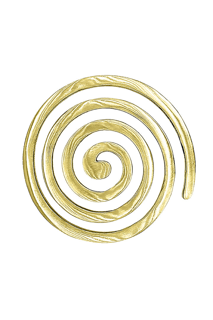 Destiny Star Stores BRASS PLAIN HELIX 4 INCH