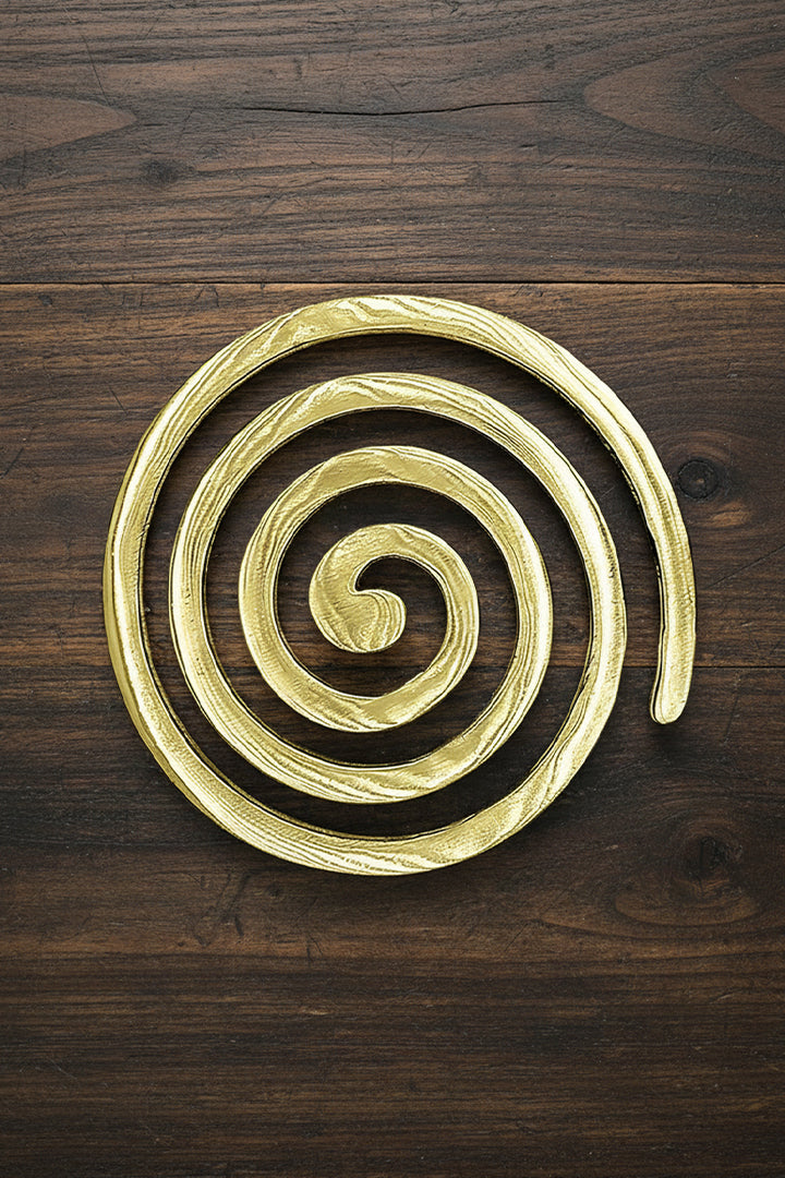 Destiny Star Stores BRASS PLAIN HELIX 4 INCH