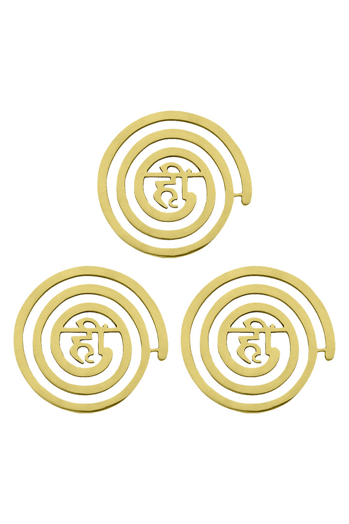 Destiny Star Stores BRASS HII HELIX 4 INCH PACK OF 3