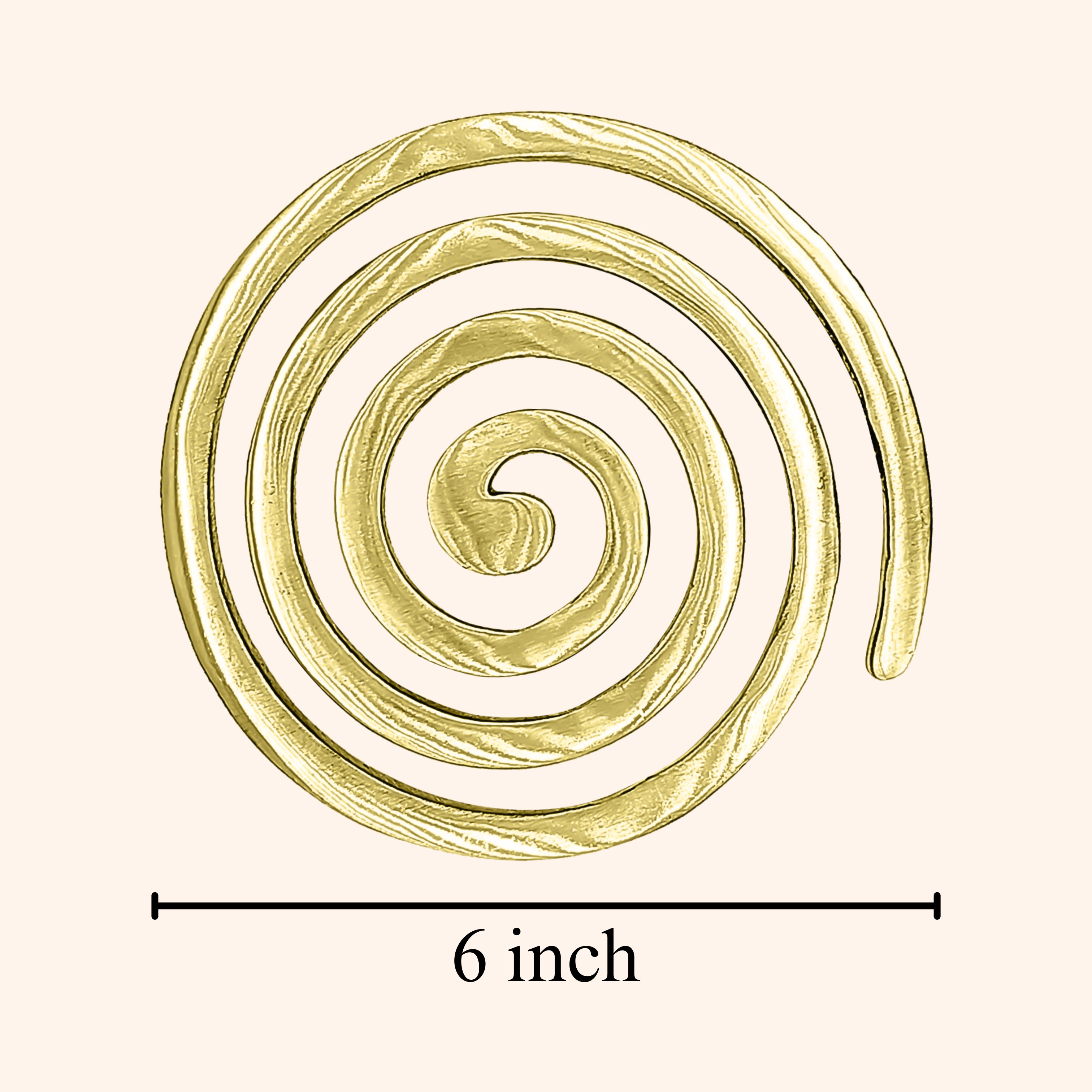 Destiny Star Stores BRASS PALIN HELIX 6 INCH PACK OF 3