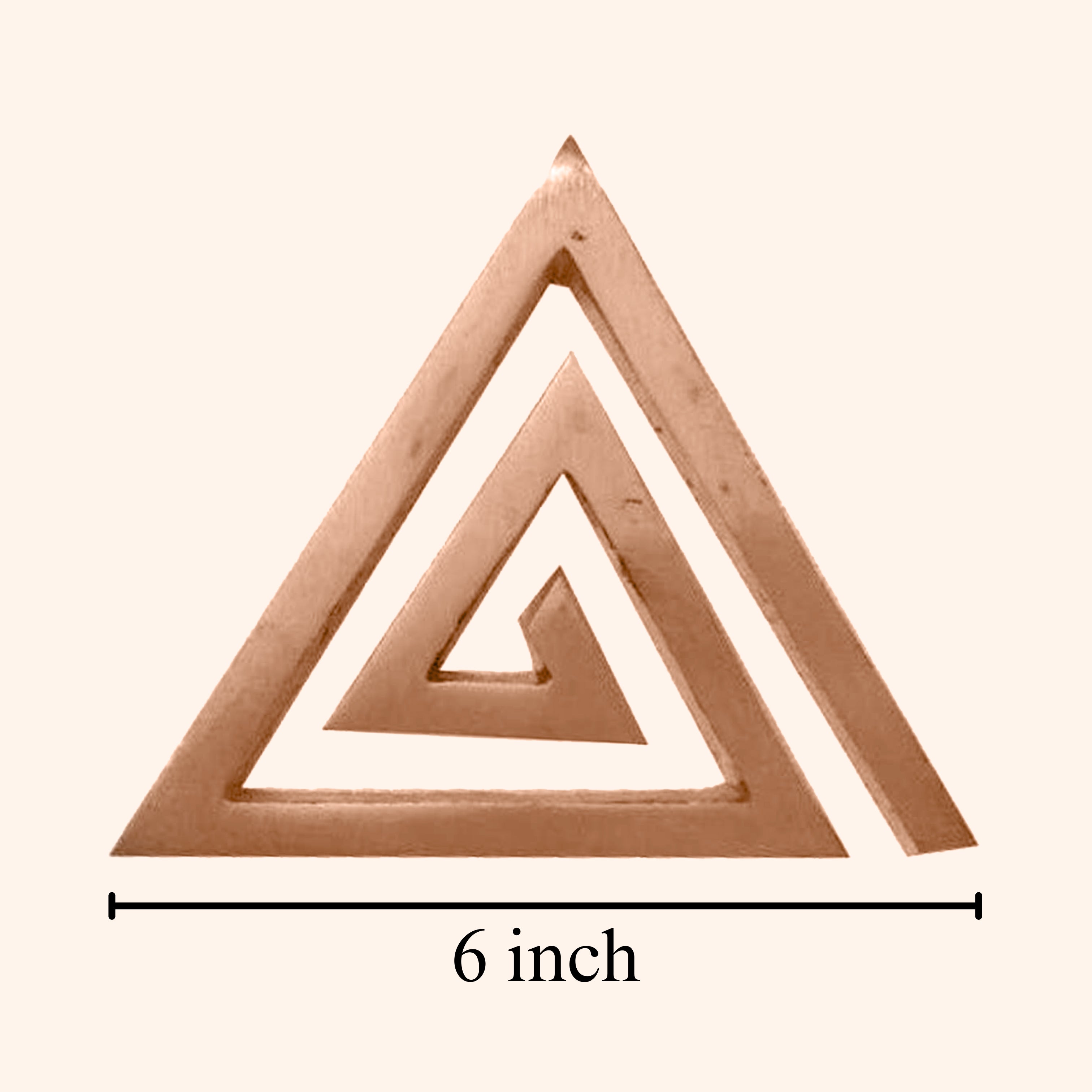 Destiny Star Stores COPPER PLAIN HELIX 6 INCH