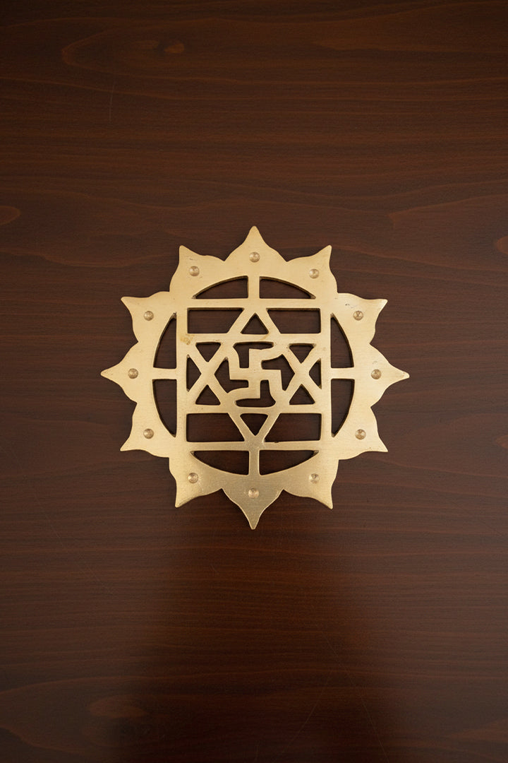 Destiny Star Stores BRASS KAMAL SATIYA HELIX 6 INCH