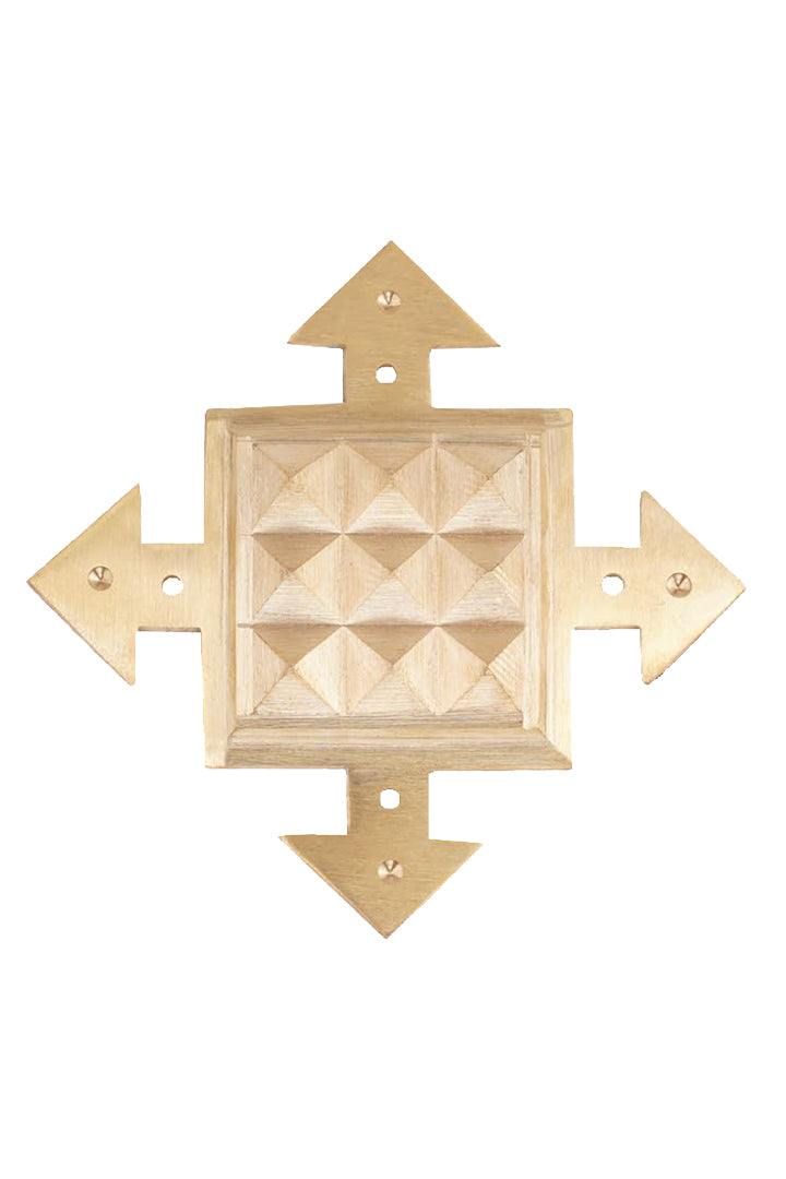 Destiny Star Stores BRASS PYRAMID ARROW HELIX (4 INCH)