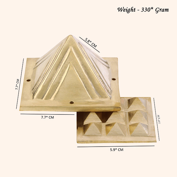 Destiny Star Stores 2 LAYER BRASS PYRAMID
