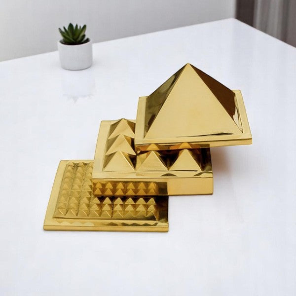 Destiny Star Stores 3 LAYER BRASS PYRAMID