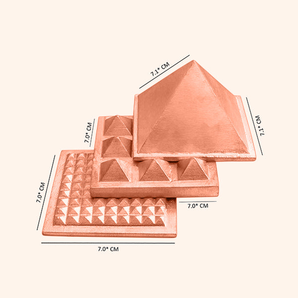 Destiny Star Stores 3 LAYER COPPER PYRAMID