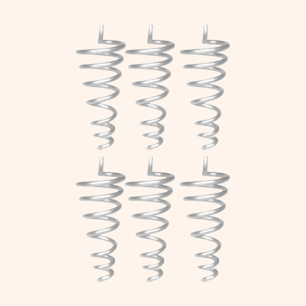 STAINLESS STEEL ANTI CLOCKWISE SPRING SET 6
