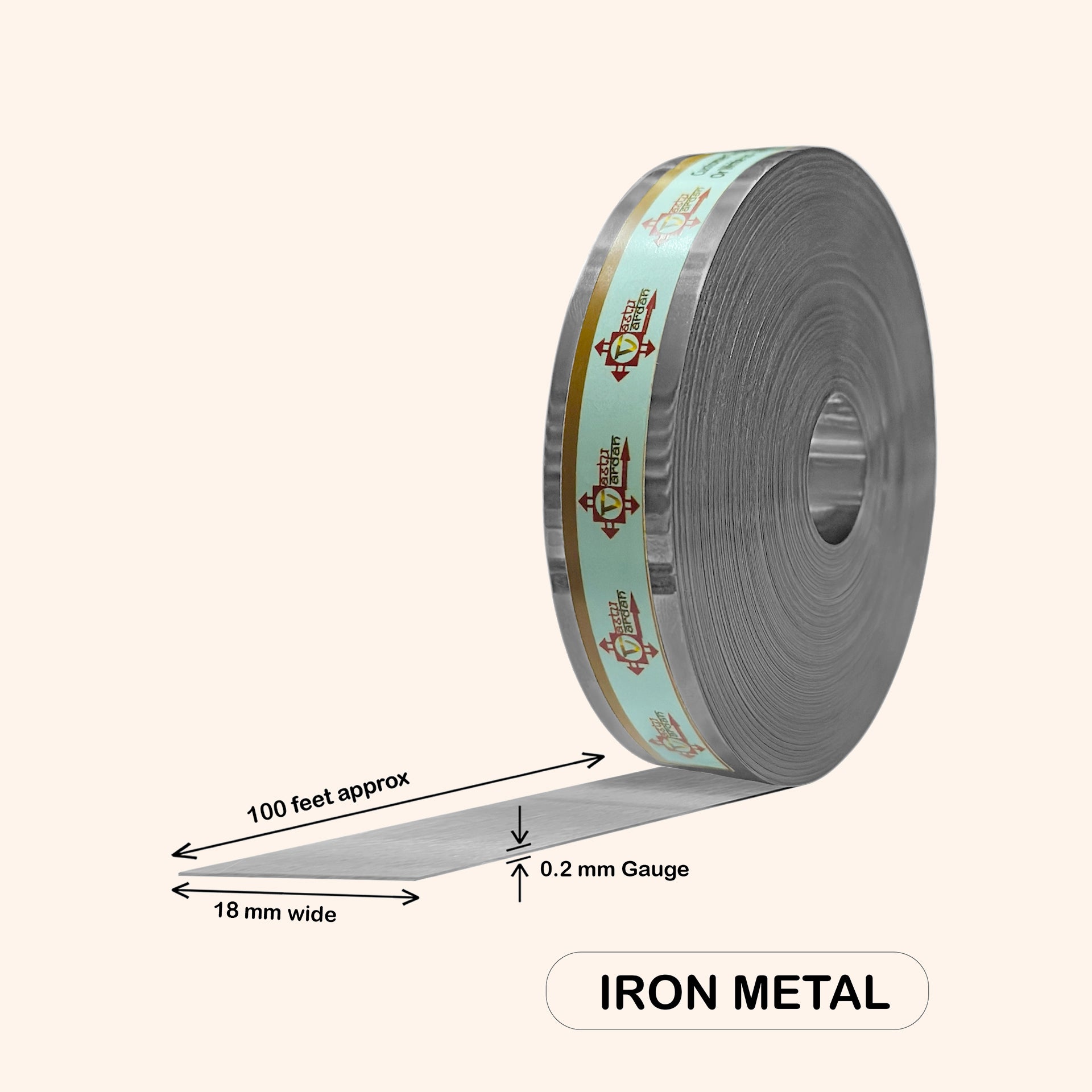 Destiny Star Stores 100 FEET IRON STRIP 0.75INCH