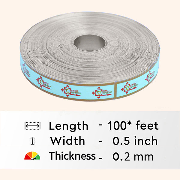 Destiny Star Stores 100 FEET STAINLESS STEEL STRIP 0.5 INCH
