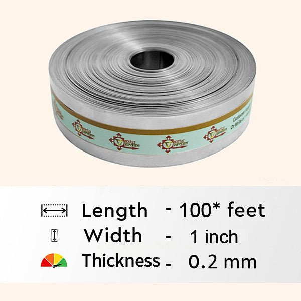 Destiny Star Stores 100 FEET STAINLESS STEEL STRIP 1 INCH