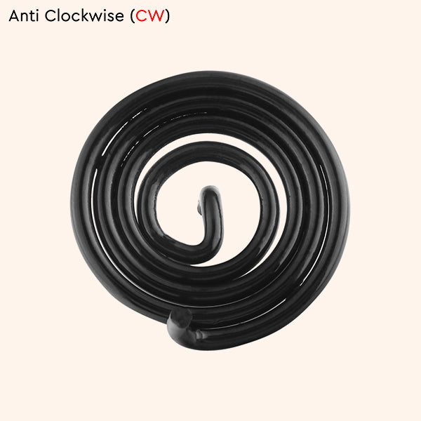 BLACK CLOCK WISE SPRING SET 6