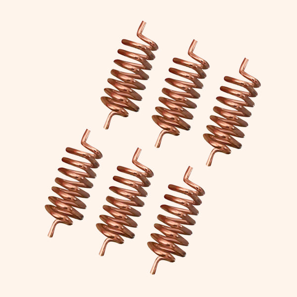 COPPER CLOCK WISE SPRING SET 6