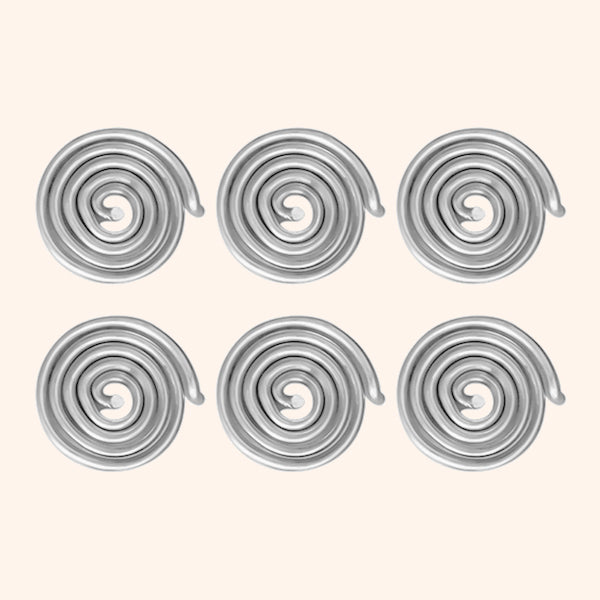 ALUMINIUM CLOCK WISE SPRING SET 6