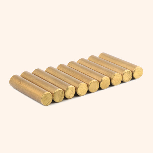 12MM BRASS STUD 1.5 INCH SET 9