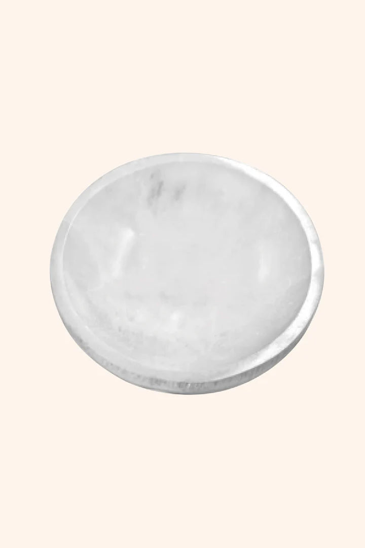 15CM - ROUND CRYSTAL BOWL - Beautiful décor piece for home, altar, &  workspace
