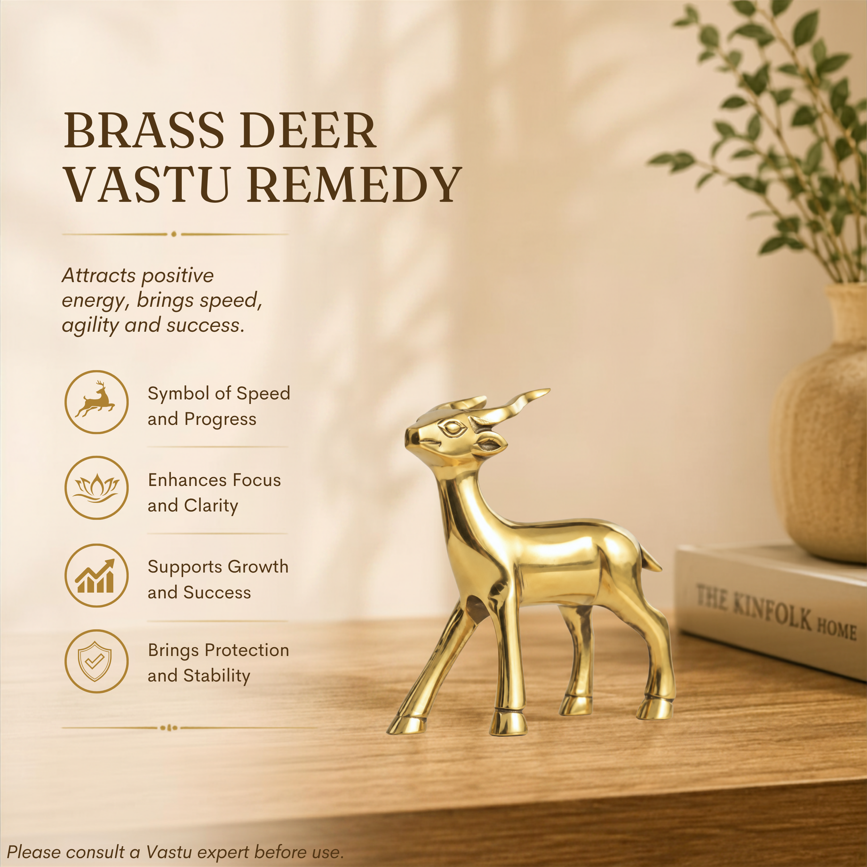 Destiny Star Stores BRASS SMALL DEER