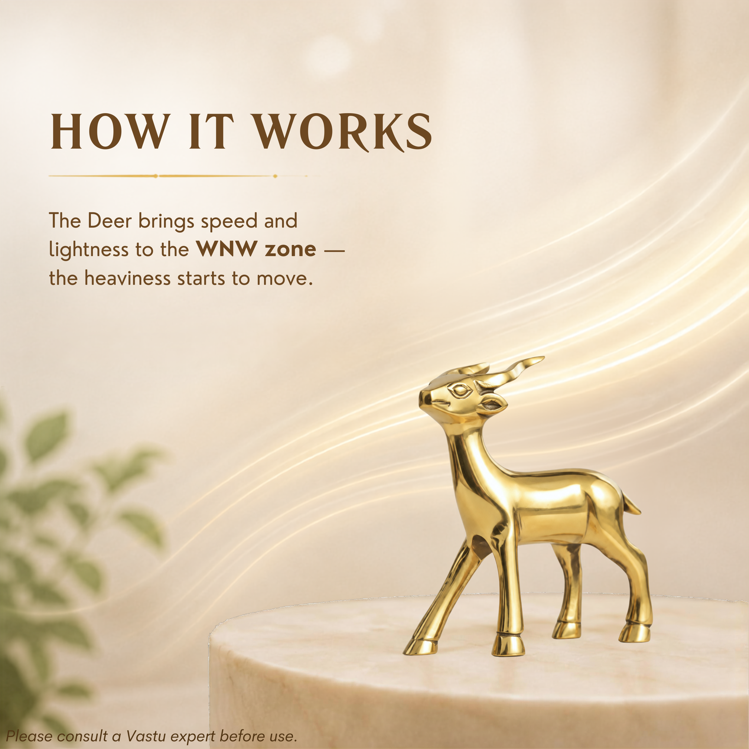 Destiny Star Stores BRASS SMALL DEER