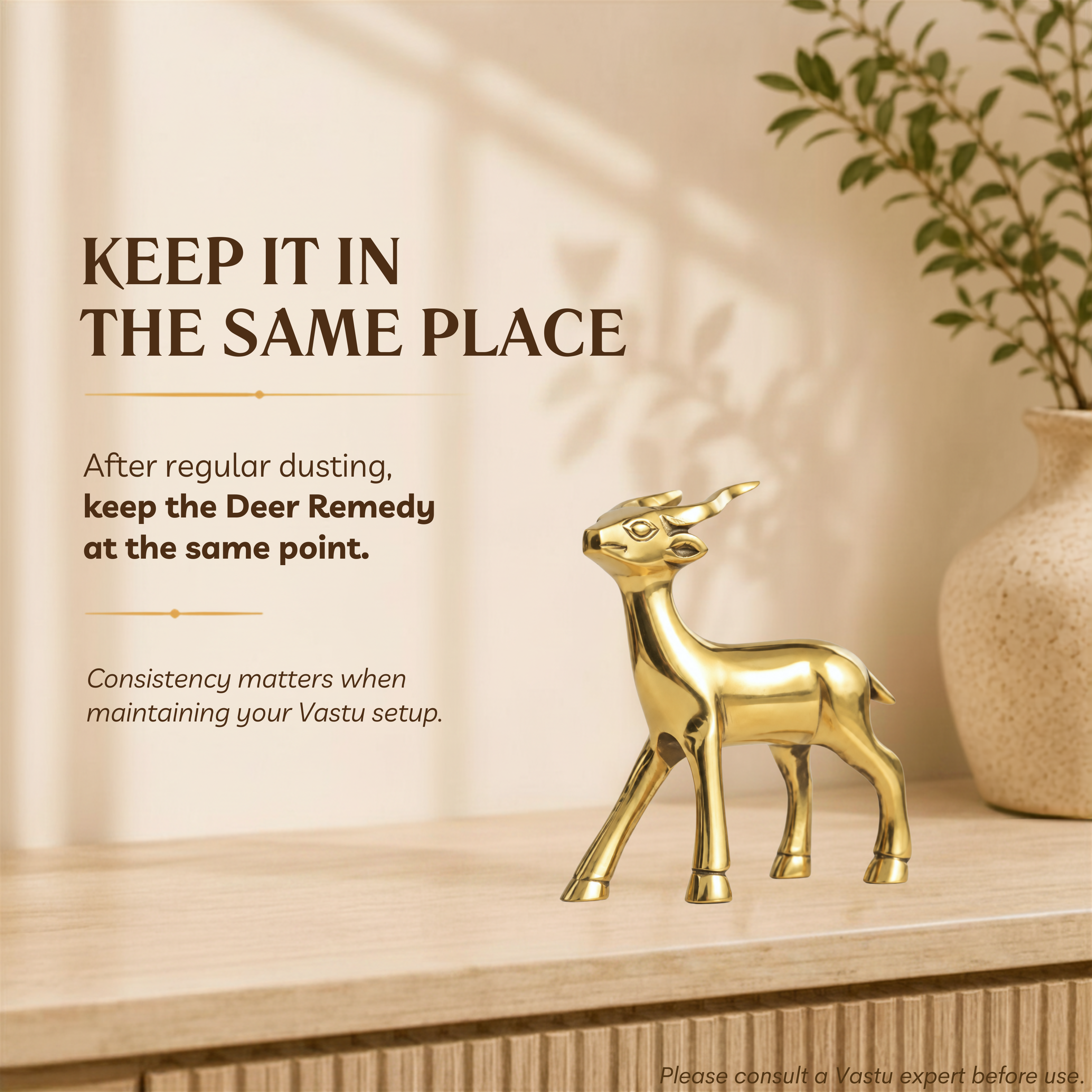 Destiny Star Stores BRASS SMALL DEER