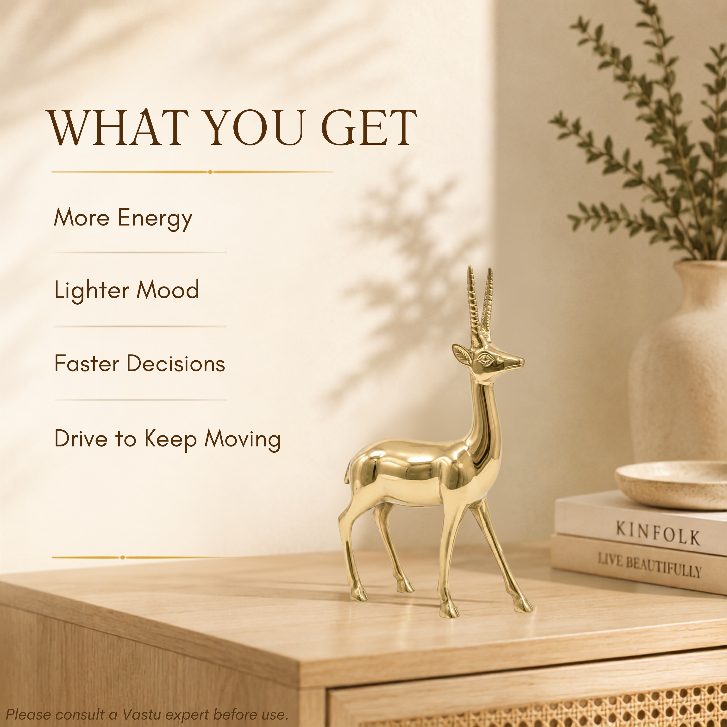 Destiny Star Stores BRASS BIG DEER